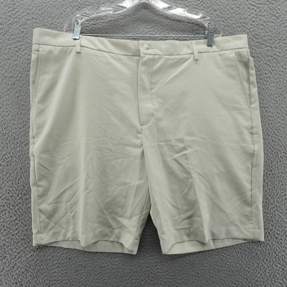 Greg Norman Mens Golf Shorts Stone Beige Size 44 Chino Lightweight NEW